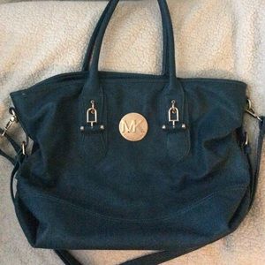 MK large teal bag